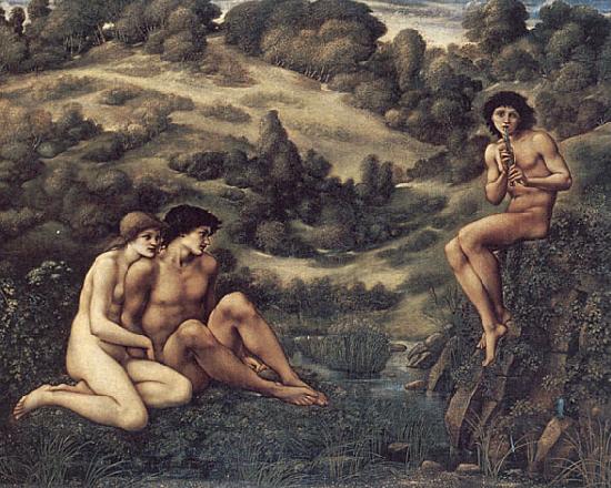 Sir Edward Burne-Jones The Garden of Pan oil painting image